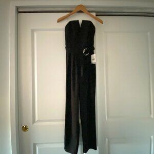 Max + Ash Black Strapless Jumpsuit